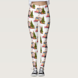 Leggings remorque flamingo père Noël