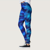 Leggings Remous bleu (Gauche)