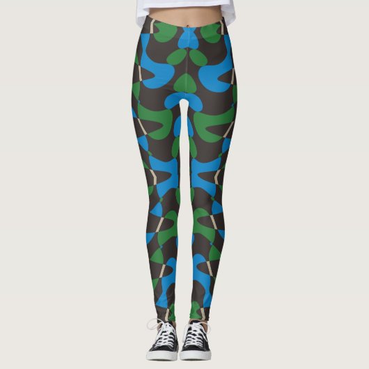Leggings Remous de carnaval (Devant)