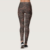Leggings Remous d'en cuivre de la science-fiction de cool (Dos)