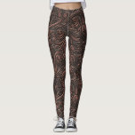 Leggings Remous d'en cuivre de la science-fiction de cool<br><div class="desc">Si vous appréciez le style punk de vapeur fraîche de la science-fiction, alors ces guêtres sont pour VOUS. Steampunk est un subgenre de la science-fiction et de la technologie inspirées par le 19ème siècle des machines actionnées par vapeur et de l'imaginaire. Ce cuivre Brown de caractéristiques de conception tourbillonne sur...</div>