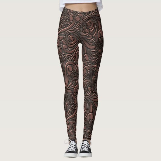 Leggings Remous d'en cuivre de la science-fiction de cool (Devant)