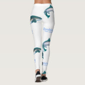 Leggings Remue-ménage de requins (Dos)
