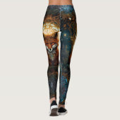 Leggings Renard celtique Moonlit Personnalisé Enchanteur Fo (Dos)