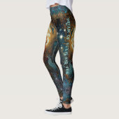 Leggings Renard celtique Moonlit Personnalisé Enchanteur Fo (Gauche)