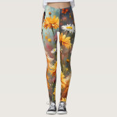 Leggings Renard dans la prairie (Devant)