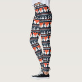 Leggings Renard laide de Noël dressé (Gauche)