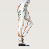 Leggings Renards dans les prés : Aquarelle transparente (Droite)