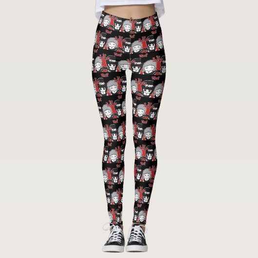 Leggings Rencontrez La Princesse Défiant La Gravité (Devant)