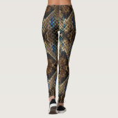 Leggings Réparer la conception de la peau sur une jambe (Dos)