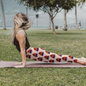 Leggings Répétition de l'arbre de Noël moderne - Festive Be