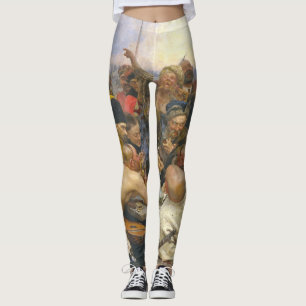 Leggings Réponse d'Ilya Repin aux cosaques zaporozhiens