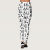 Leggings Repose Bach Face Compositeur de musique classique (Dos)