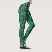 Leggings Reptilian Chic Emerald Design (Droite)
