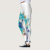 LEGGINGS REQUIEM FLEUR BLEUE (Gauche)