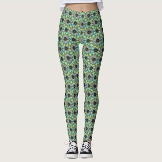 Leggings Requin spiral par Kenneth Yoncich (Devant)