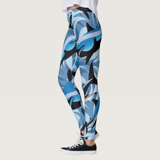 Leggings Requins affamés nager (Gauche)
