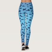 Leggings Requins et plus de requins (Dos)