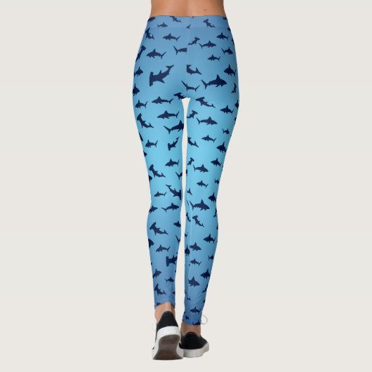 Leggings Requins et requins à tête de marteau (Dos)