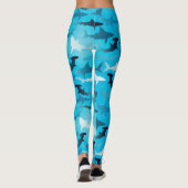 Leggings requins ! - guêtres (Dos)