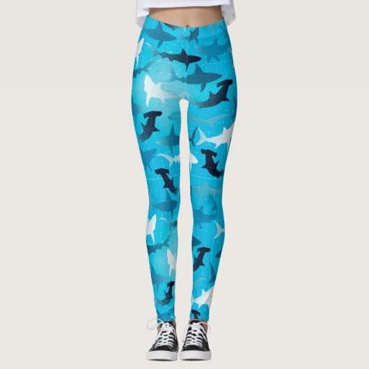 Leggings requins ! - guêtres (Devant)