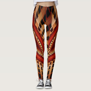 Leggings Réseau Fantastique 3D Moderne Fractale Design Grap
