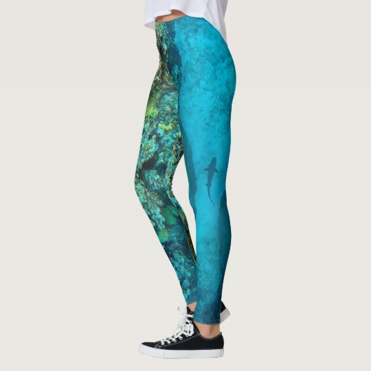 LEGGINGS RÉSERVE DE RÉCIF DU PACIFIQUE (Gauche)