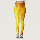 Leggings Résilience luminescente orange (Devant)
