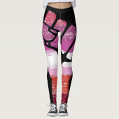 Leggings Résistance lesbienne (Devant)