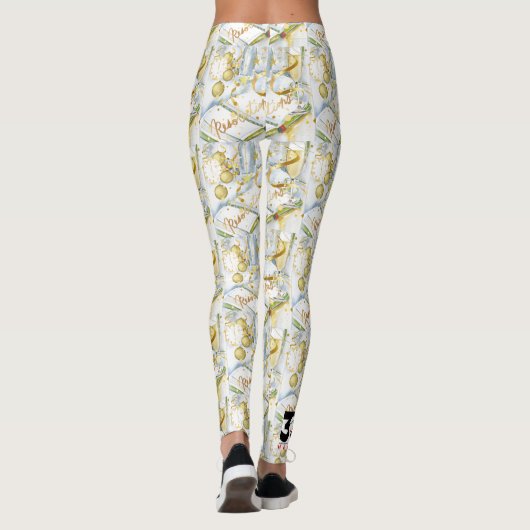 Leggings Résolution du Nouvel An (Dos)