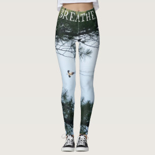 LEGGINGS RESPIREZ JUSTE LES GUÊTRES DE YOGA DE DINGUE