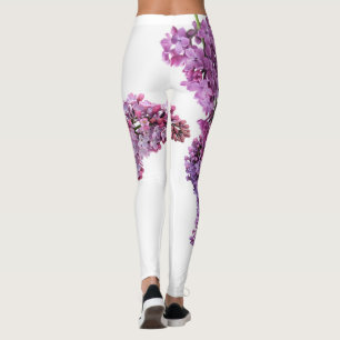 Leggings Ressort Extraordinaire lilas violet fleuri