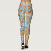 Leggings Restauration rapide Aliments en boîte Pizza Burger (Dos)