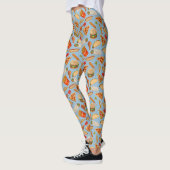 Leggings Restauration rapide Aliments en boîte Pizza Burger (Gauche)