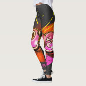 Leggings Restez inspiré Graffiti HOPE Graphisme (Gauche)