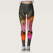Leggings Restez inspiré Graffiti HOPE Graphisme (Devant)