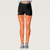 Leggings Restez PEACHY 2024 fun boho orange (Devant)