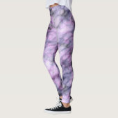 Leggings Résumé de marbre violet (Gauche)