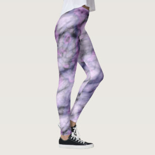 Leggings Résumé de marbre violet