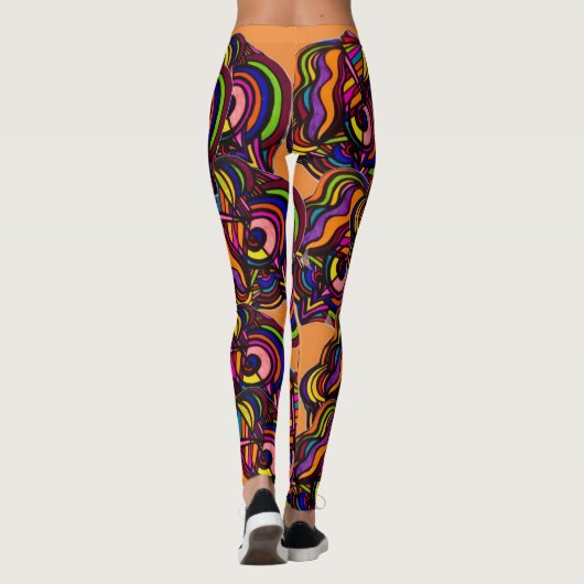 Leggings RÉSUMÉ et COLORÉ ! ! (Dos)