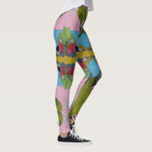 Leggings Résumé Formes Style de verre de tôle, (Droite)