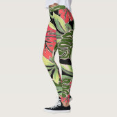 Leggings Résumé Formes Style de verre de tôle, (Gauche)