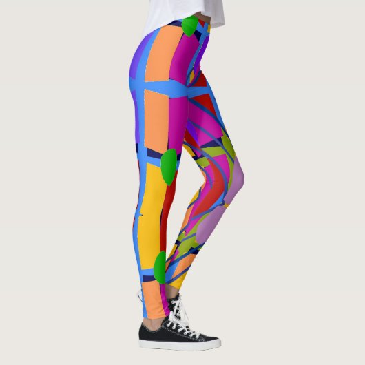 Leggings Résumé Formes style Matisse, (Droite)