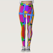 Leggings Résumé Formes style Matisse, (Devant)