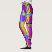 Leggings Résumé Formes style Matisse, (Gauche)