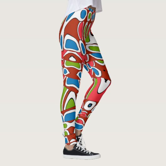 Leggings Résumé Formes style Matisse, (Droite)