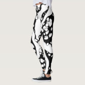Leggings Résumé noir et blanc (Gauche)