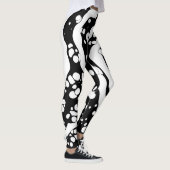 Leggings Résumé noir et blanc (Droite)
