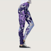 Leggings Résumé Violet (Droite)
