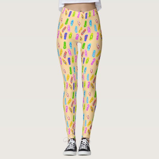 Leggings Retourner les pattes Motifs (Devant)